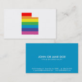 Uah Regenbogen Visitenkarte (Vorne/Hinten)