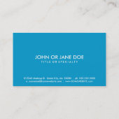 Uah Regenbogen Visitenkarte (Rückseite)