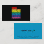 Uah Regenbogen Visitenkarte (Vorne/Hinten)