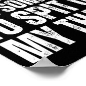 Ual Innuendo Funny Offensive Adult Humor New Years Poster (Ecke)