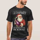 Ual Innuendo Santa Rude Christmas T-Shirt (Vorderseite)