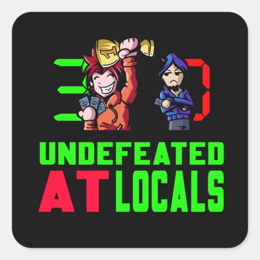UaL Team Logo Square Stickers (Vorderseite)