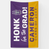 UAlbany Great Danes | Ehre für den Grad-Banner Banner (Vertikal)