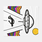 UAP Alien Entführung Fleecedecke (Vorderseite (Horizontal))