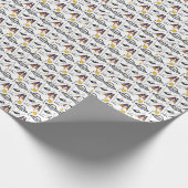 UAP Alien Entführung Geschenkpapier (Ecke)