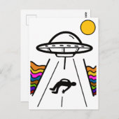 UAP Alien Entführung Postkarte (Vorne/Hinten)
