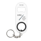 UAP-UFO MINI FLASCHENÖFFNER (Vorderseite)