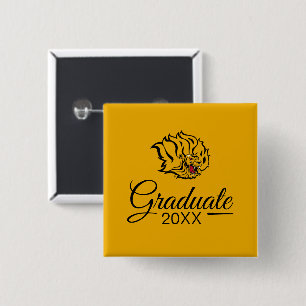 UAPB Golden Lions Graduate Button