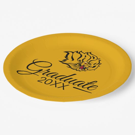 UAPB Golden Lions Graduate Pappteller (Schrägansicht)