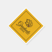 UAPB Golden Lions Graduate Serviette (Ecke)