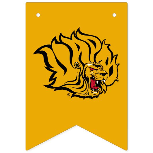 UAPB Golden Lions Graduate Wimpelkette (Erste Fahne)