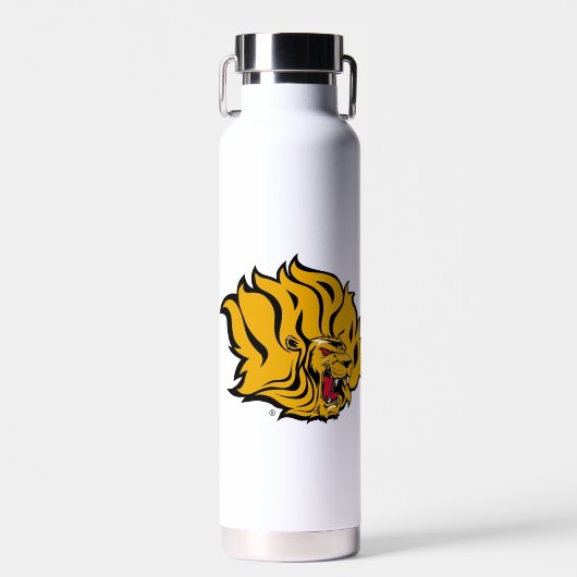 UAPB Golden Lions Logo Trinkflasche (Vorne)