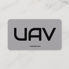 UAV Drone Custom QR Premium Visitenkarte