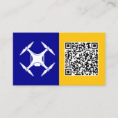 UAV Pilot Custom QR Visitenkarte (Vorderseite)