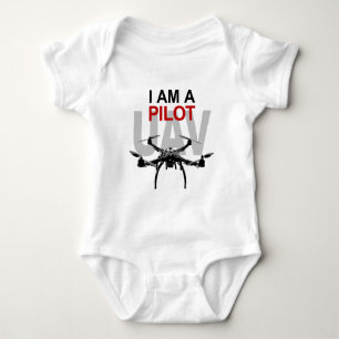 UAV Quadpilot Quadcopter Pilot Baby Strampler