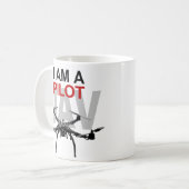 UAV Quadpilot Quadcopter Pilot Kaffeetasse (Vorderseite Links)