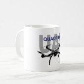 UAV Quadpilot Quadcopter Pilot Kaffeetasse (Vorderseite Links)