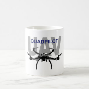 UAV Quadpilot Quadcopter Pilot Kaffeetasse