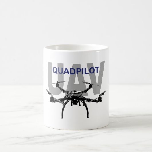 UAV Quadpilot Quadcopter Pilot Kaffeetasse (Mittel)