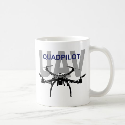 UAV Quadpilot Quadcopter Pilot Kaffeetasse (Rechts)