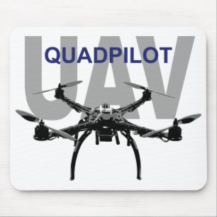 UAV Quadpilot Quadcopter Pilot Mousepad