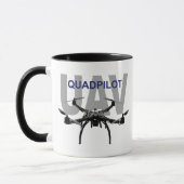 UAV Quadpilot Quadcopter Pilot Tasse (Links)