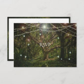 UAWG 16 . Geburtstag, verzauberter Wald Einladung (Vorne/Hinten)