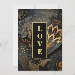 *~ UAWG 20 AR26 QR LIEBE Vintage Wedding Einladung