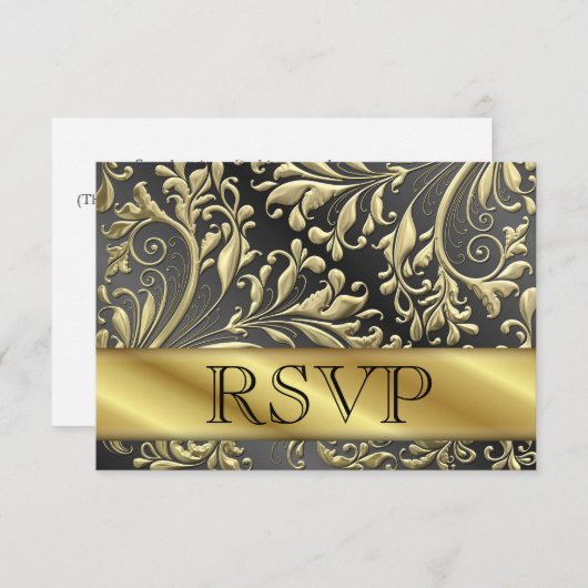 UAWG 50. Gold Jubiläumskarte Einladung (Vorne/Hinten)