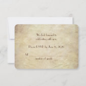 UAWG-50-Jubiläumsfeier RSVP Karte (Rückseite)