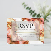 UAWG | Abstrakte Herbstfarben 6 Einladung (Stehend Vorderseite)