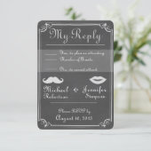 UAWG altmodisch RSVP Karte (Stehend Vorderseite)