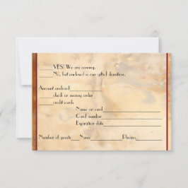 UAwg antworten auf Weinprobe - RSVP Karte