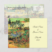 UAWG, Antwortkarte, van Gogh Einladungspostkarte (Vorne/Hinten)