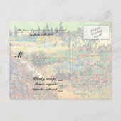 UAWG, Antwortkarte, van Gogh Einladungspostkarte (Rückseite)