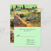 UAWG, Antwortkarte, van Gogh RSVP Karte (Vorne/Hinten)