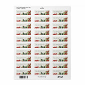 UAWG "aquamarin Love Birds Red Blume" (Vorne)