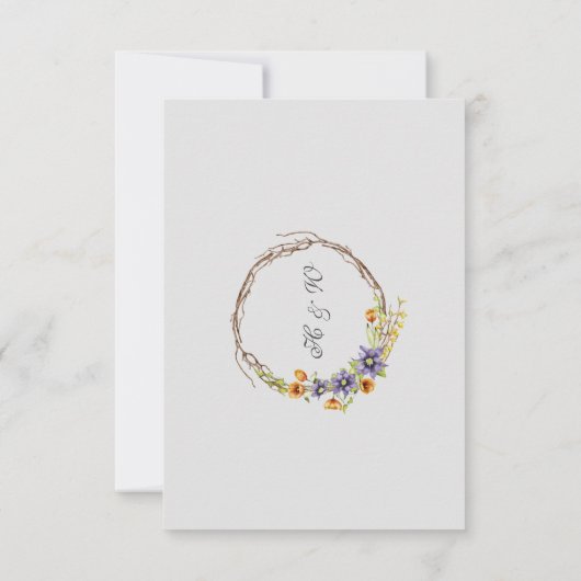 UAWG Aquarellblumen Einladung (Rückseite)