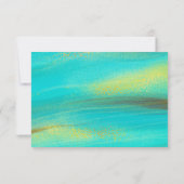 UAwg aus Blütengold RSVP Karte (Rückseite)