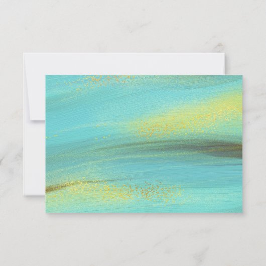 UAwg aus Blütengold RSVP Karte (Rückseite)