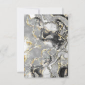 uAwg aus flüssigem Marmor RSVP Karte (Rückseite)