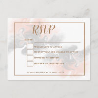 UAwg aus Pfirsich und weichem grauem Marmor/Goldty