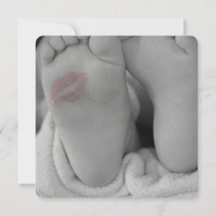 UAWG Baby-Abdruck-Duschen-Einladungs-Mitteilung Einladung