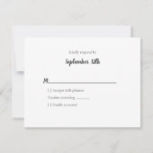 UAWG Baby-Duschbären über dem Mond RSVP Karte (Rückseite)