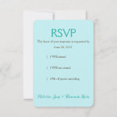 UAWG Bar Bat B'nai B'not Beach Theme Response Card RSVP Karte (Rückseite)