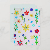 UAWG Bar Bat Mitzvah Antwortkarte RSVP Karte (Vorne/Hinten)