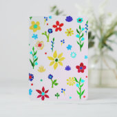 UAWG Bar Bat Mitzvah Antwortkarte RSVP Karte (Stehend Vorderseite)