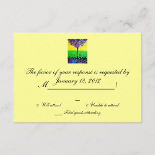 UAWG Bar Bat Mitzvah RSVP Karte