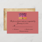 UAWG Bar Bat Mitzvah RSVP Karte (Vorne/Hinten)