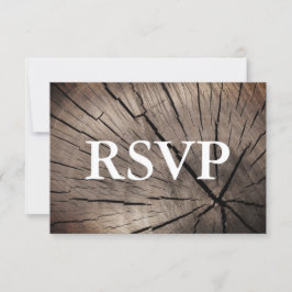 UAWG Bäume und naturgetreue Hochzeiten RSVP Karte